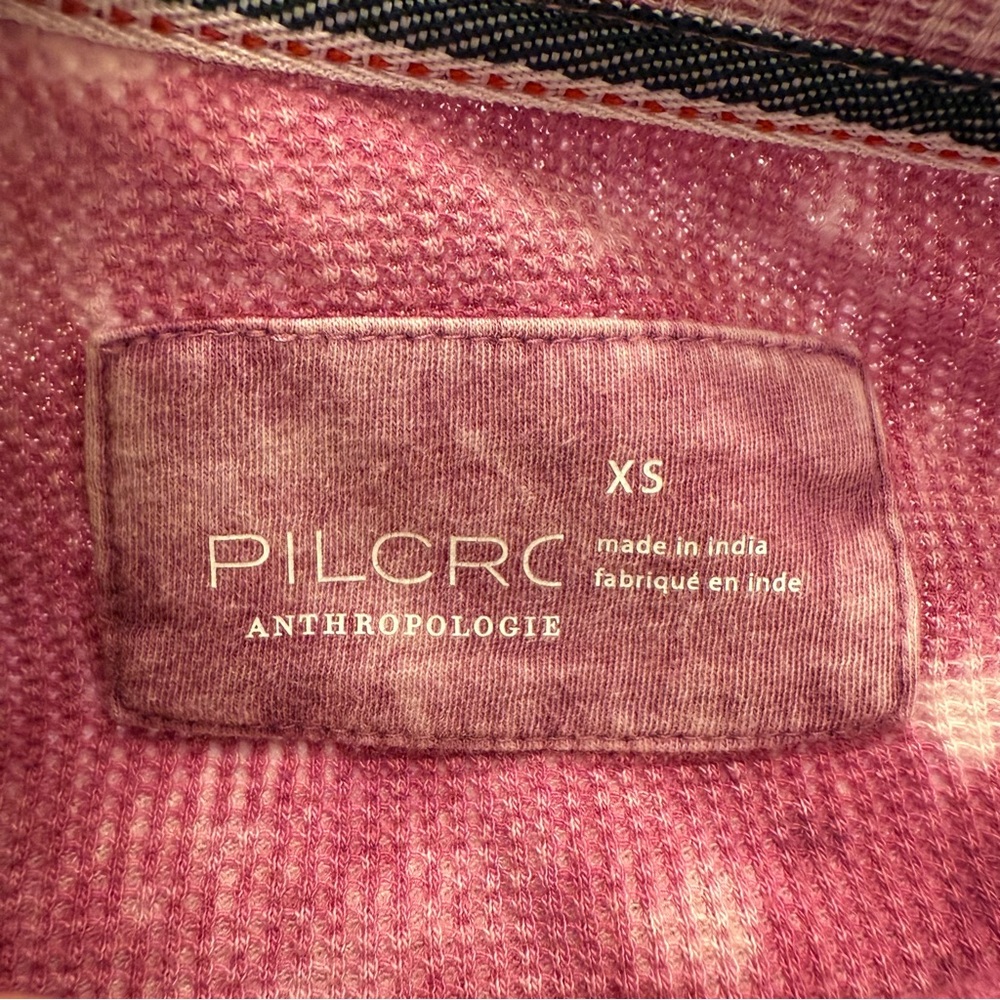 Pilcro Anthropologie Thermal Puff Sleeve Top - Picture 4 of 4